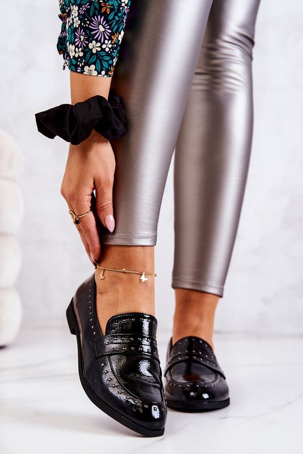 Kesi Дамски мокасини. Kesi Rhinestone