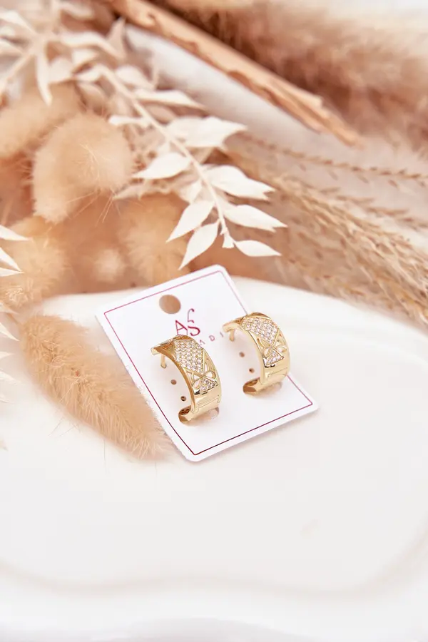 Boto Дамски обеци от хирургическа стомана с циркони