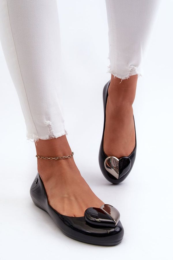 Zaxy Дамски обувки балерина със сърце ZAXY