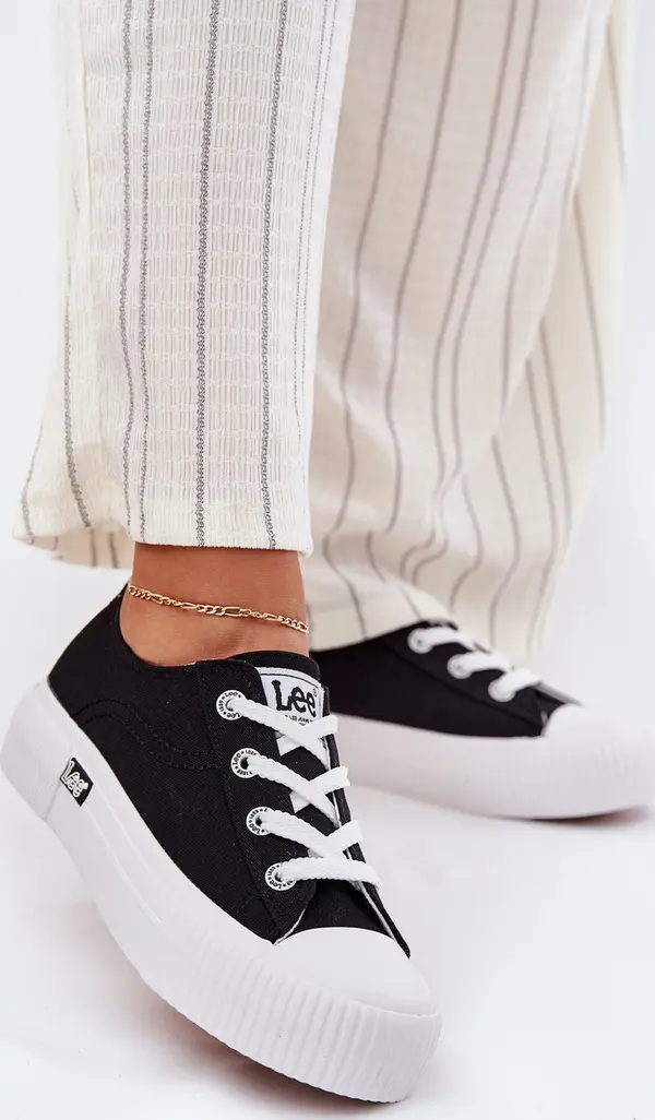 Lee Дамски Обувки На Платформа Черни LEE ISLA C WOMEN LOW