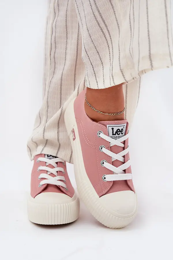 Lee Дамски Обувки На Платформа Розови LEE ISLA C WOMEN LOW