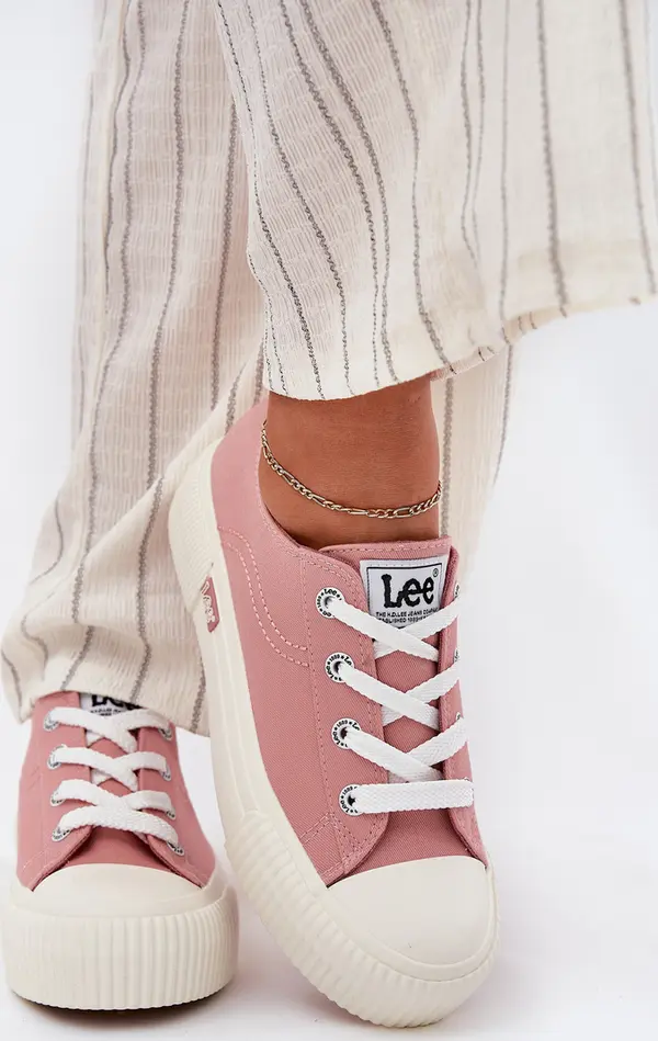 Lee Дамски Обувки На Платформа Розови LEE ISLA C WOMEN LOW