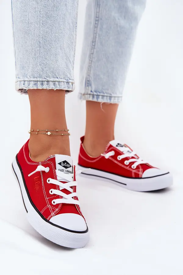 Lee Cooper Дамски Обувки От Материал Lee Cooper
