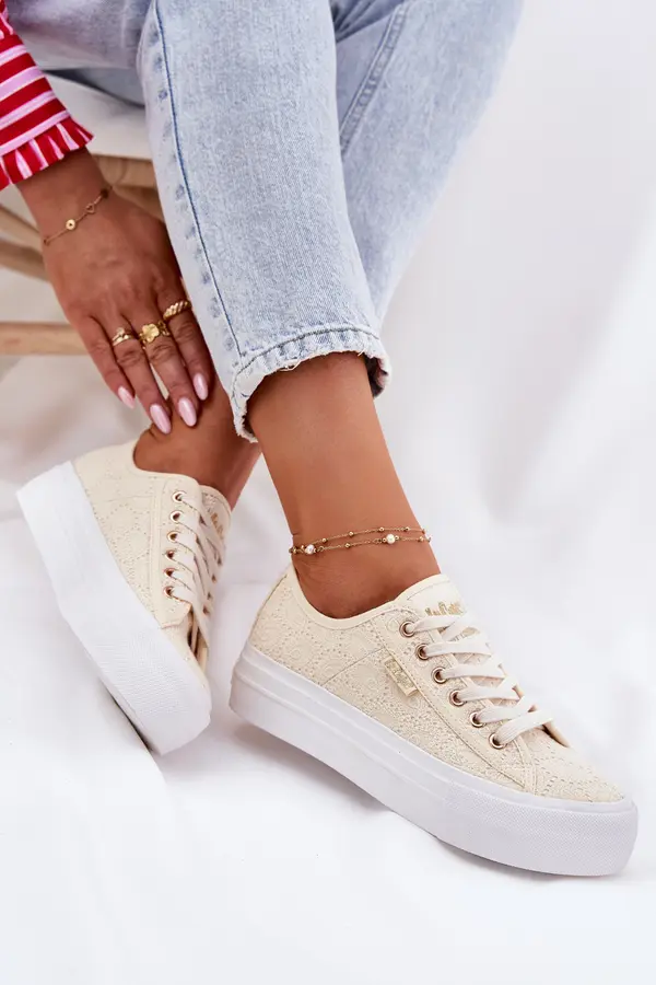 Lee Cooper Дамски Обувки С Дантела Lee Cooper