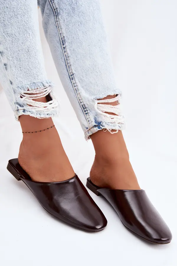 Boto Дамски обувки тип „муле“ от изкуствена кожа