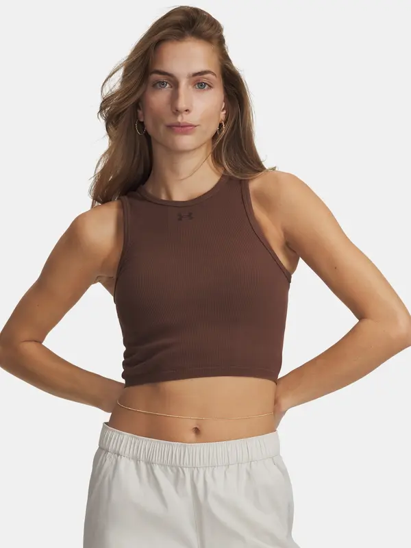 Under Armour Дамски памучен топ Under Armour