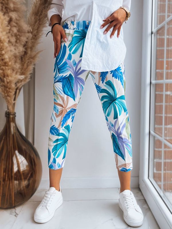 DStreet Дамски панталон FLOWER GARDEN зелен Dstreet