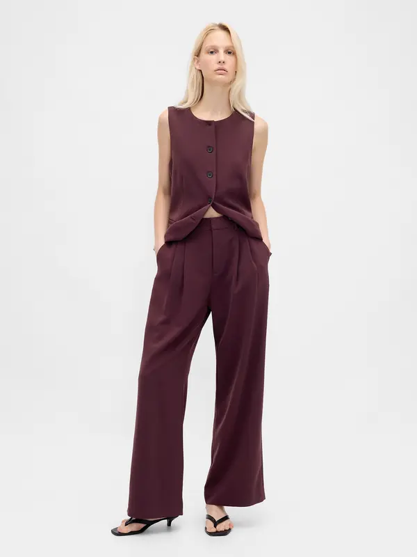 GAP Дамски панталон GAP 365 с висока талия