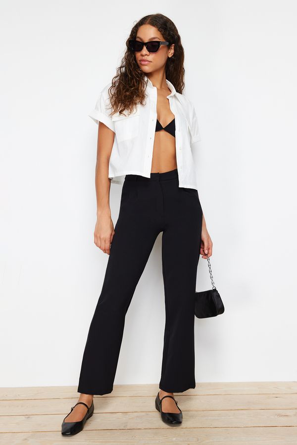 Trendyol Дамски панталон Trendyol Flat Cut