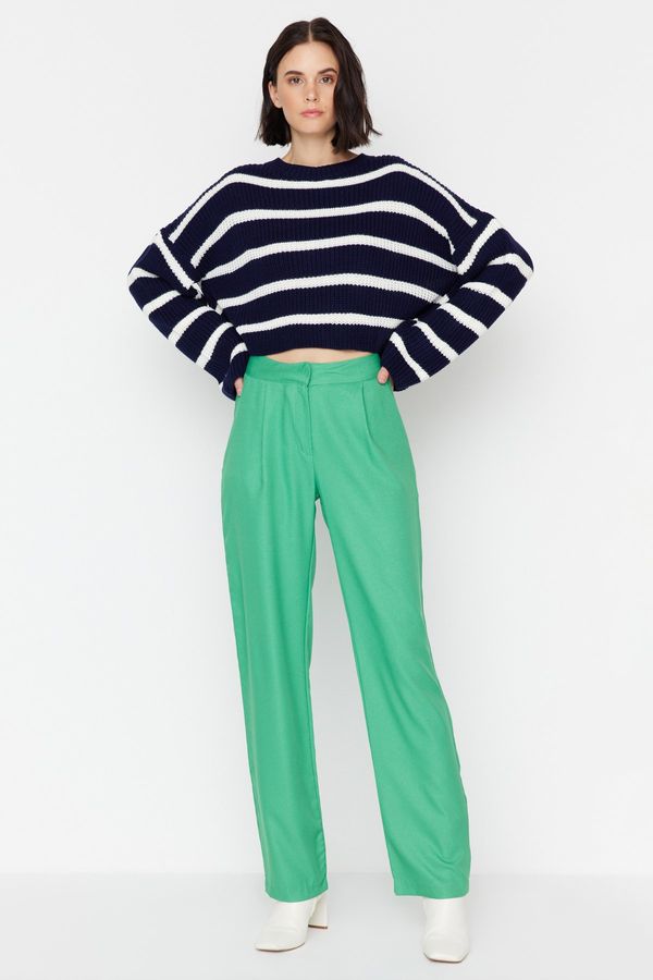 Trendyol Дамски панталон Trendyol Wide cut