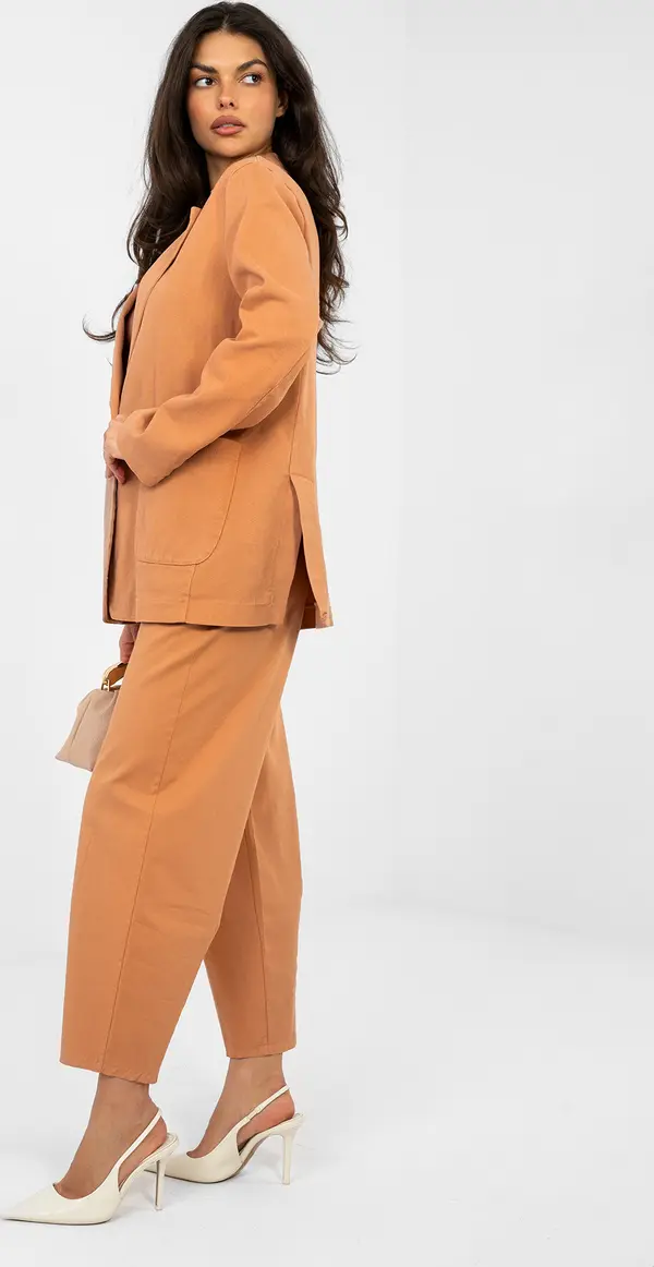 Italy Moda Дамски панталон в тъмно оранжево