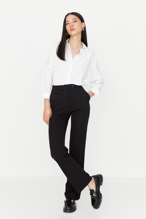 Trendyol Дамски панталон. Trendyol High Waist