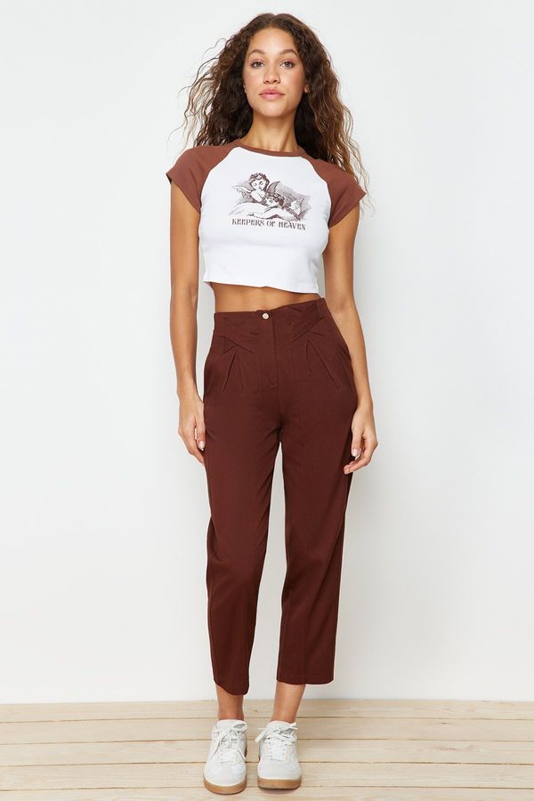 Trendyol Дамски панталон. Trendyol Striped