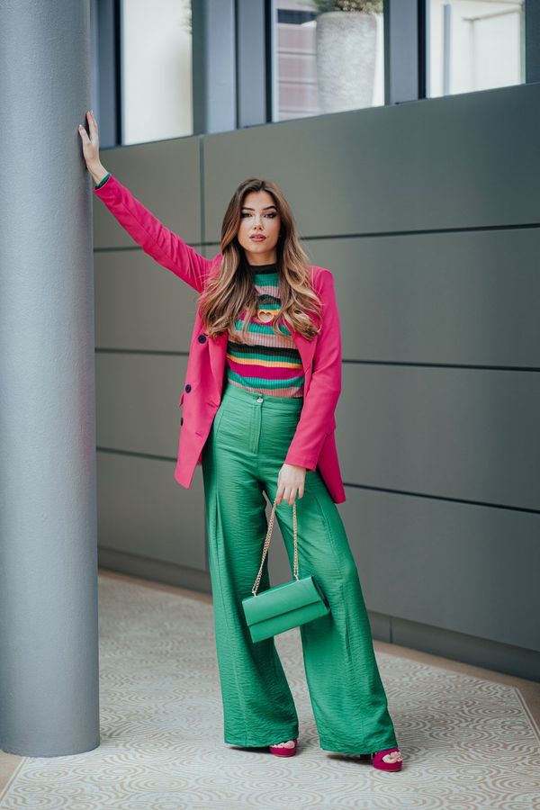 Trendyol Дамски панталон. Trendyol Wide leg