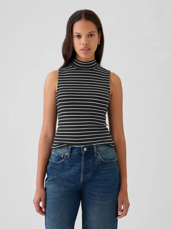 GAP Дамски плетен топ без ръкави GAP
