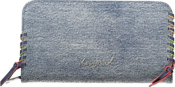 DESIGUAL Дамски портфейл Desigual в син цвят