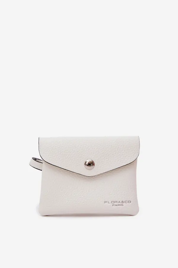 FLORA & CO Дамски портфейл Flora&amp;Co от еко кожа, цвят екрю, цвят Calienne