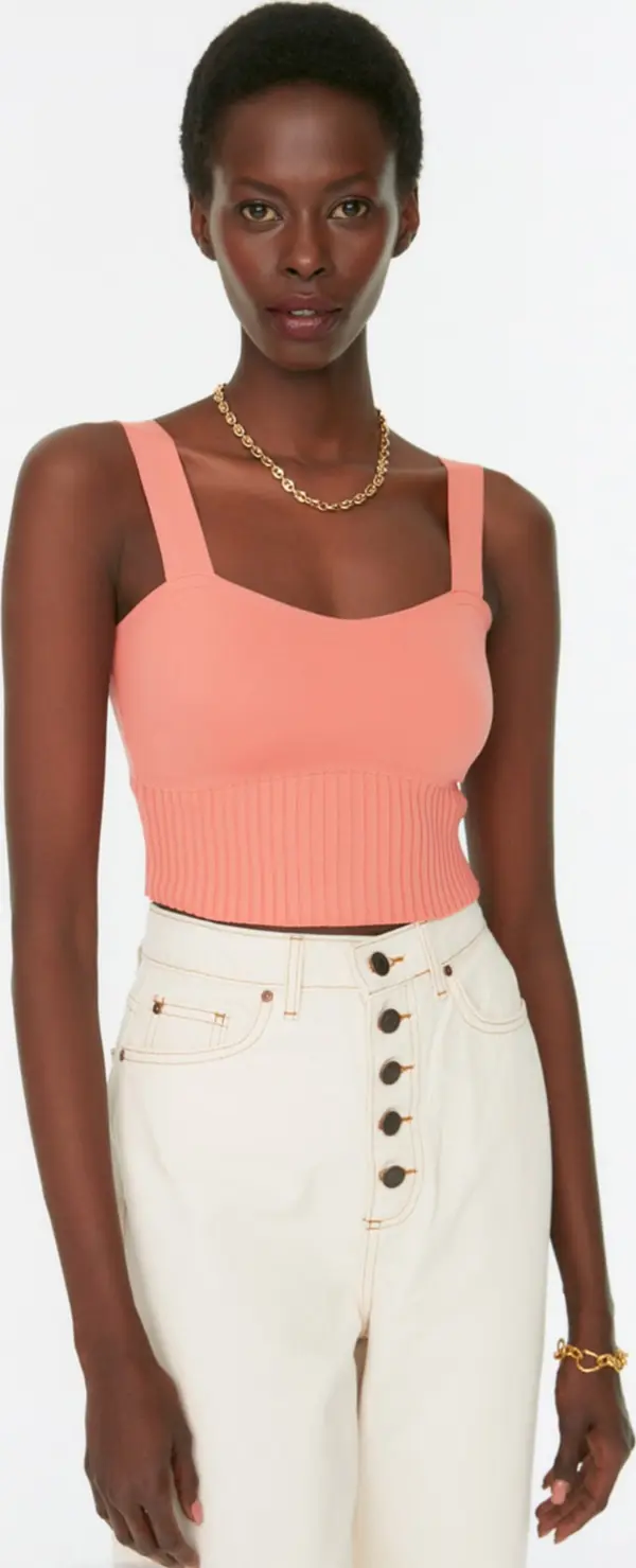 Trendyol Дамски потник Trendyol Crop