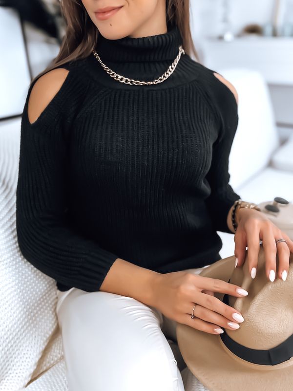 DStreet Дамски пуловер ARIEL черен Dstreet