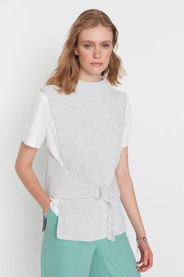 Trendyol Дамски пуловер без ръкави Trendyol Knitted