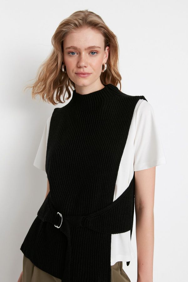 Trendyol Дамски пуловер без ръкави Trendyol Knitted