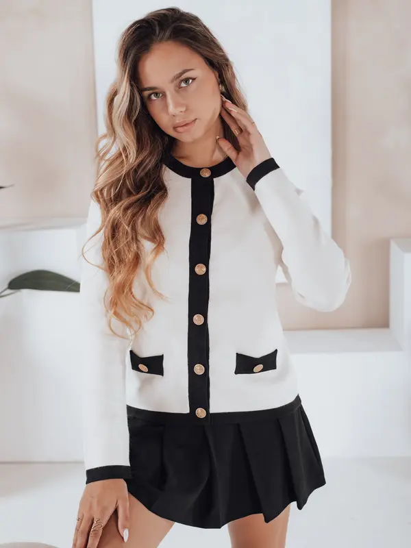 DStreet Дамски пуловер CHICLINE екрю