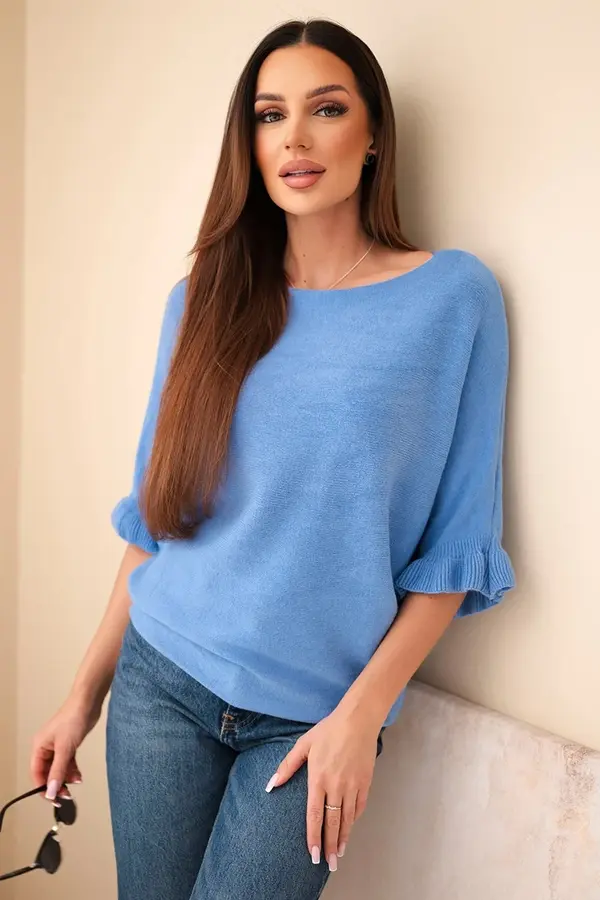 Kesi Włoski Дамски пуловер Kesi Włoski с прилеп