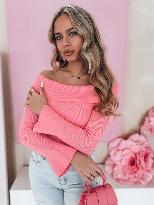 DStreet Дамски пуловер с голи рамене SHOWIT