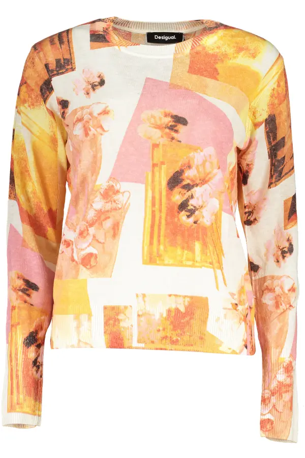 DESIGUAL Дамски пуловер с шарки Desigual
