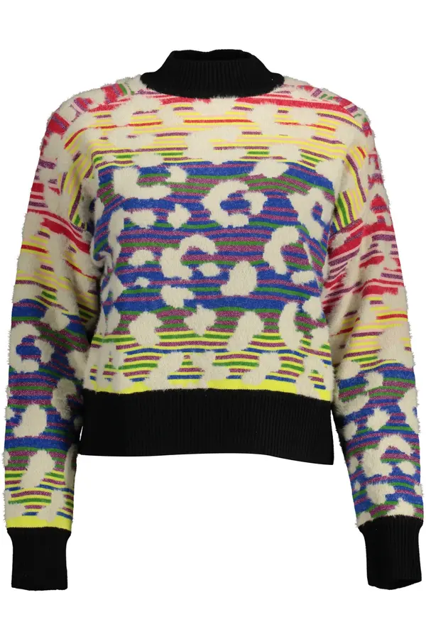 DESIGUAL Дамски пуловер с шарки Desigual