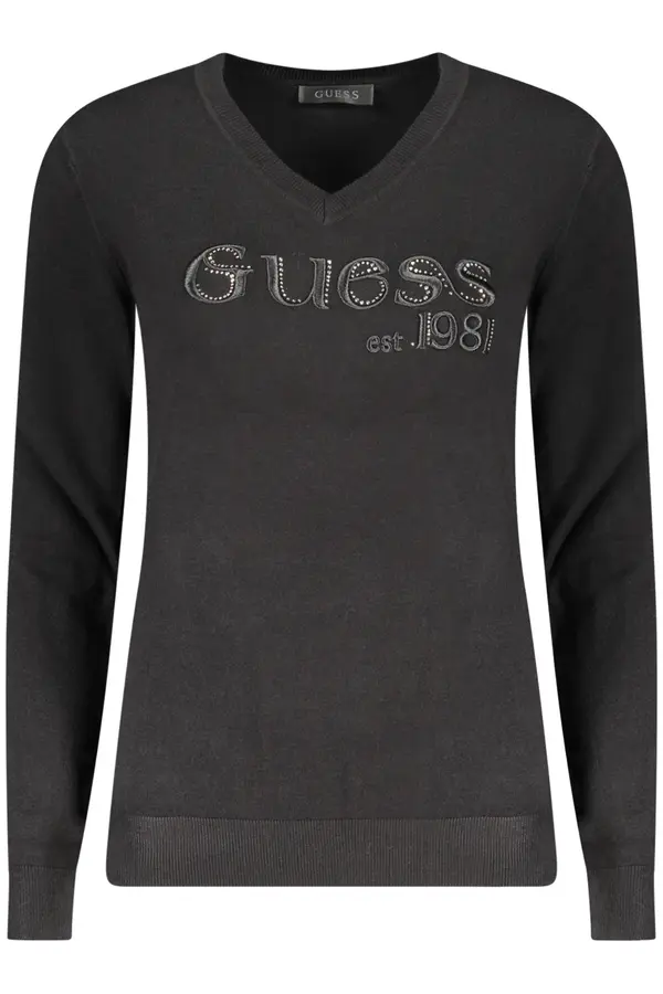 GUESS JEANS Дамски пуловер с V-образно деколте Guess