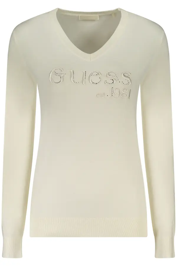 GUESS JEANS Дамски пуловер с V-образно деколте Guess