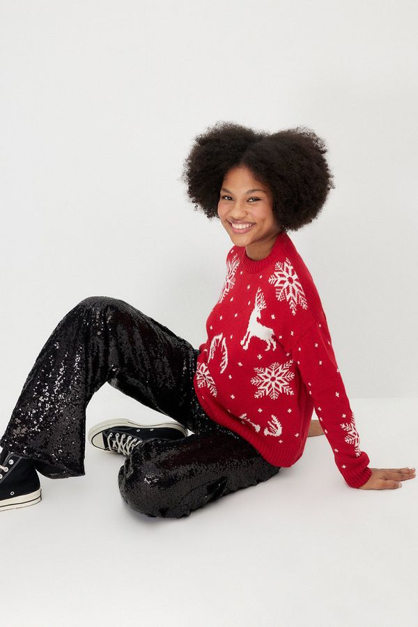 Trendyol Дамски пуловер Trendyol Christmas