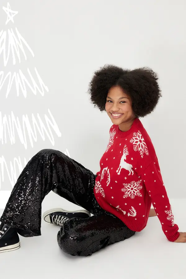 Trendyol Дамски пуловер Trendyol Christmas