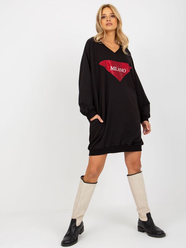 Fashionhunters Дамски пуловер. Fashionhunters Oversized