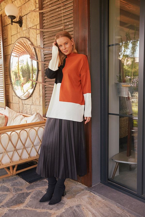 Trendyol Дамски пуловер. Trendyol Color Block