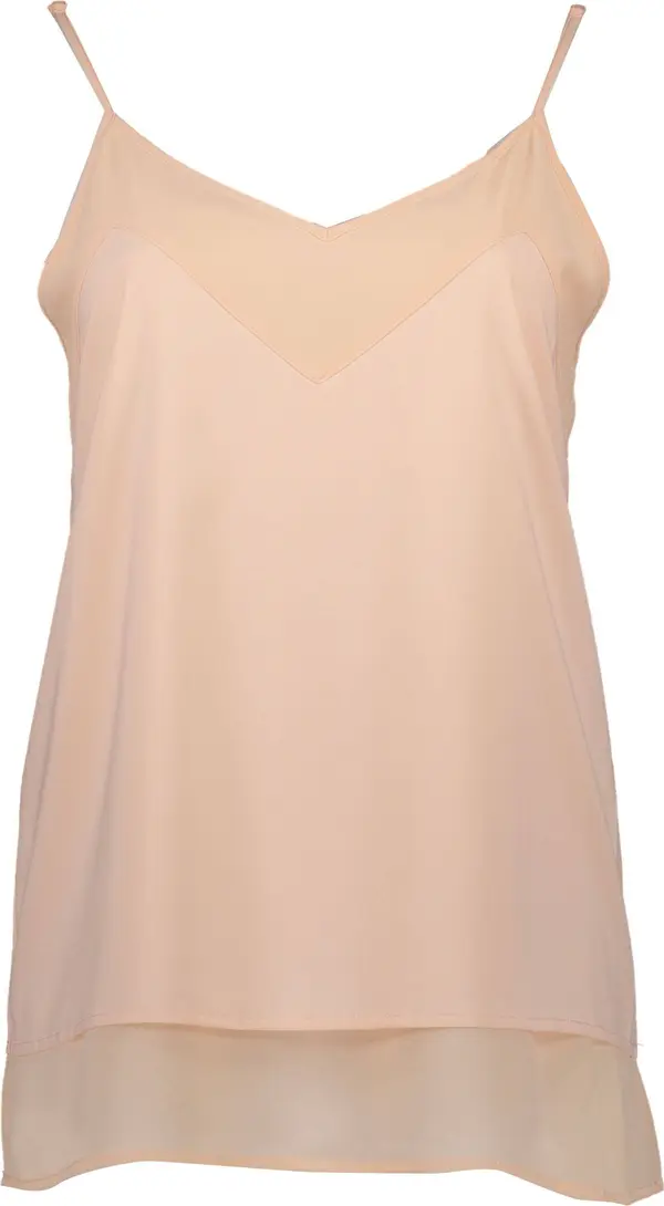 SILVIAN HEACH Дамски розов топ без презрамки