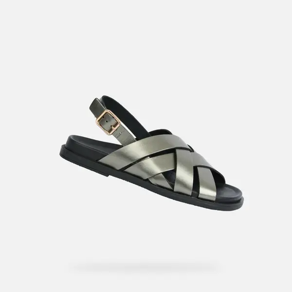 GEOX Дамски сандали Geox Adelash в зелено