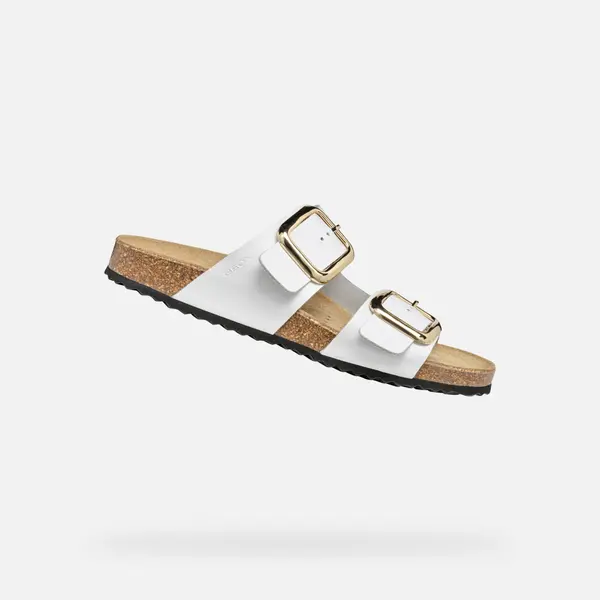 GEOX Дамски сандали Geox Brionia R в бяло