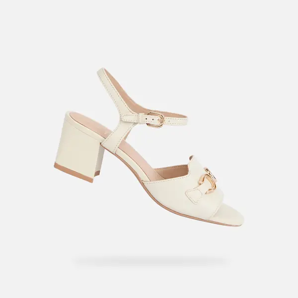 GEOX Дамски сандали Geox New Eraklia 50 в кремави цветове