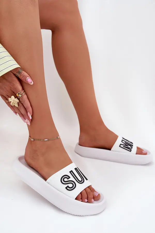 VINCEZA Дамски Сандали На Дебела Подметка SUMMER Бели Vinceza 76051