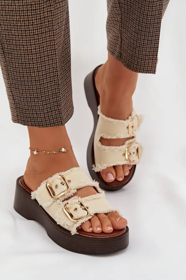 Boto Дамски сандали на платформа с катарами