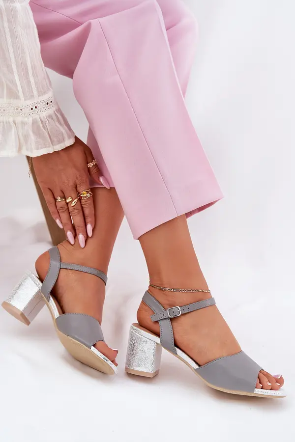 VINCEZA Дамски сандали на ток Vinceza