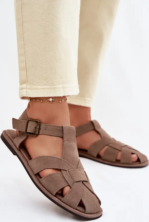 BIG STAR SHOES Дамски сандали от естествен велур