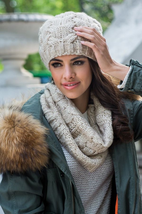 Kamea Дамски шал Kamea Kamea_Chimney_K.17.813.03-2_Beige