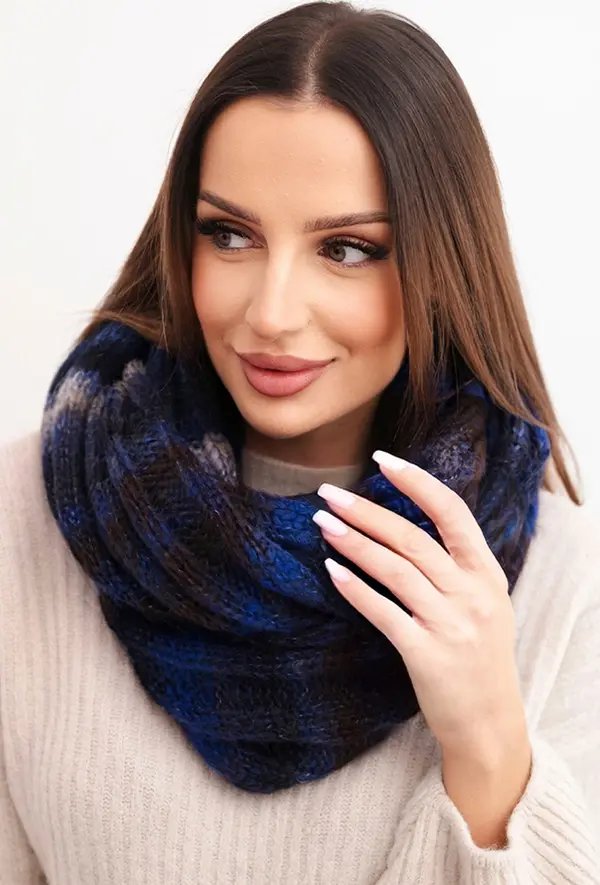 Kesi Дамски шарен шал за зимата