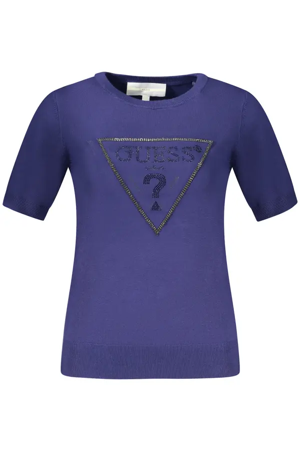 GUESS JEANS Дамски син пуловер GUESS JEANS