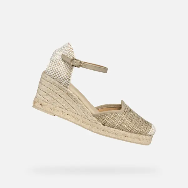 GEOX Дамски сиви сандали Geox Gelsa Low