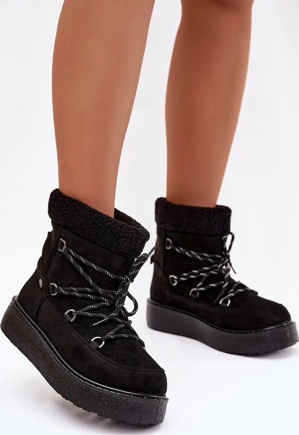 Boto Дамски снежни ботуши от еко велур