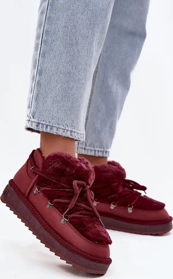 D.Franklin Дамски снежни ботуши с козина D.Franklin